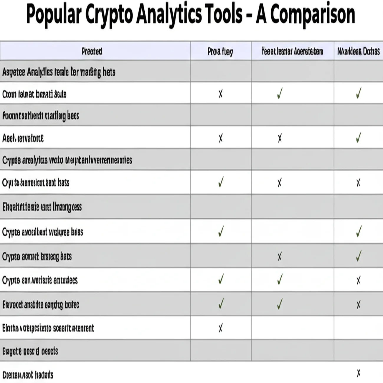 Popular Crypto Analytics Tools – A Comparison